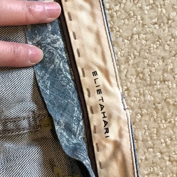 Elie Tahari Adena Tailored Flare Jeans - Picture 4 of 9